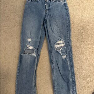 Wild Fable Blue Distressed Boyfriend Jeans